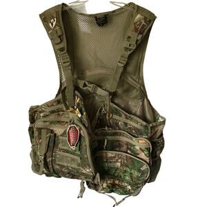 Scent Blocker Thunder Chicken Turkey Vest Camouflage Pockets Size XL to XXL